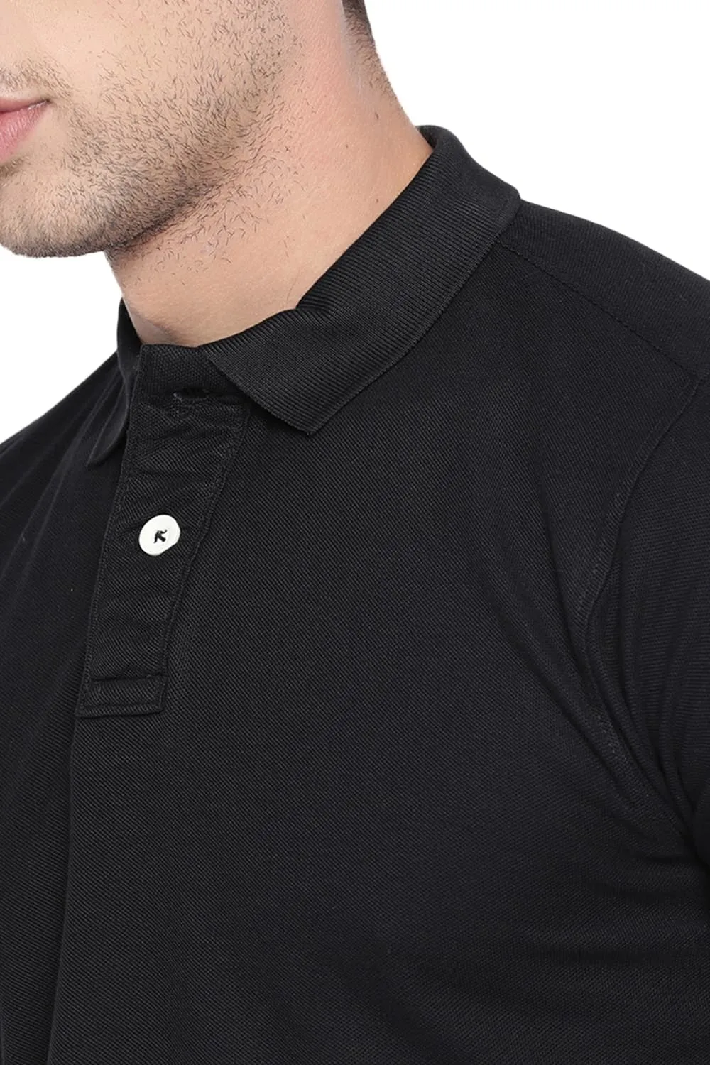 Basics Muscle Fit Polo T Shirt