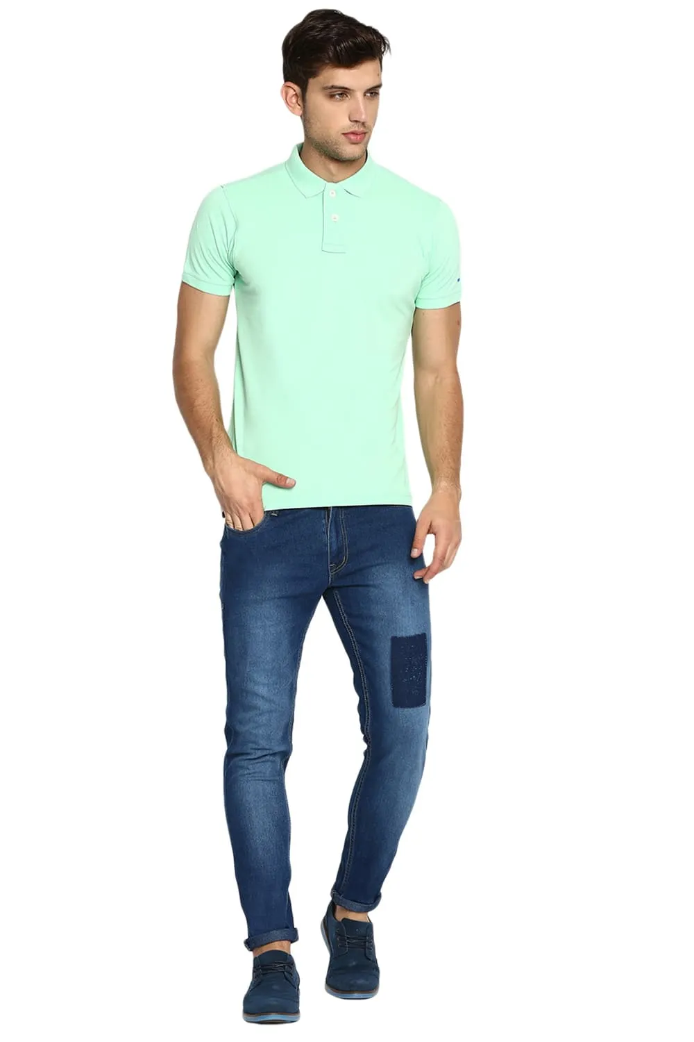 Basics Muscle Fit Polo T Shirt