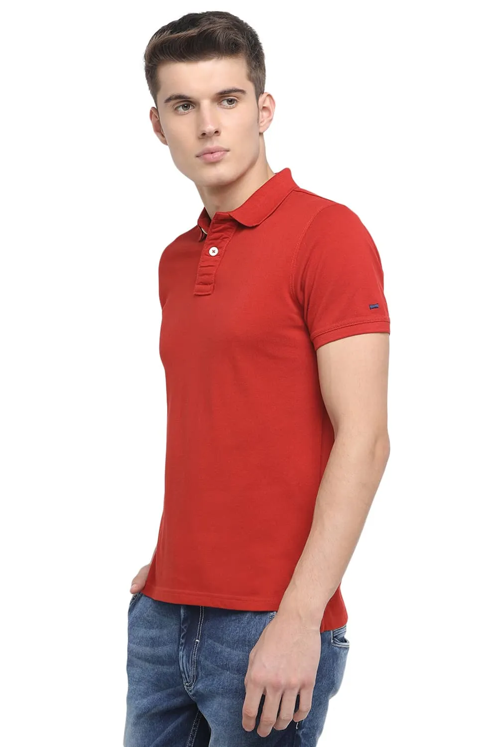 Basics Muscle Fit Polo T Shirt