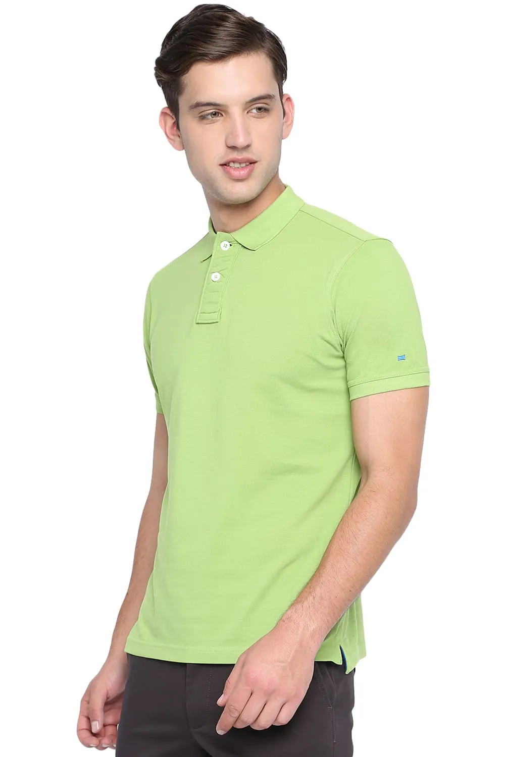 Basics Muscle Fit Polo T Shirt