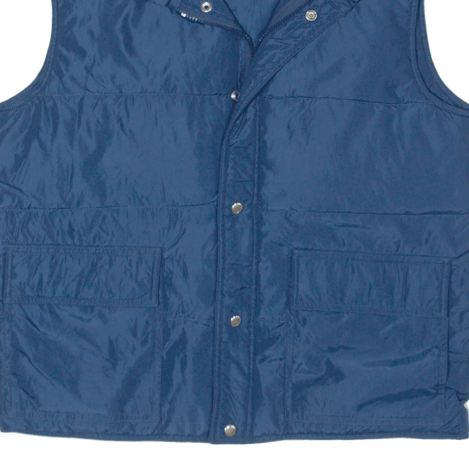BIG STAR Down Insulated Puffer Gilet Blue 90s Mens L