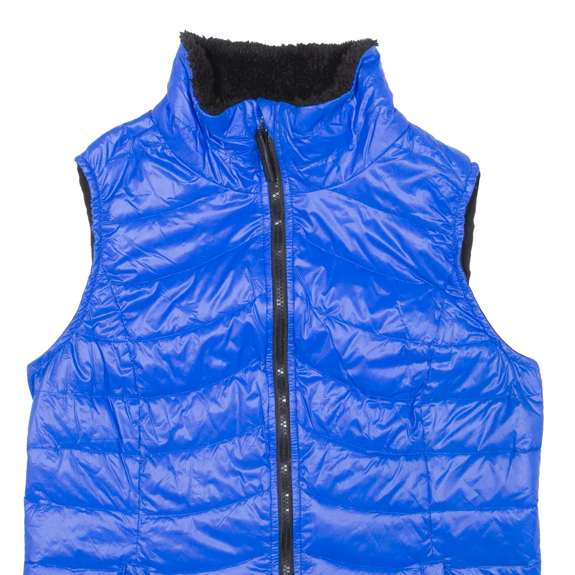 CALVIN KLEIN Insulated Womens Puffer Gilet Blue Nylon XL