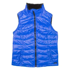 CALVIN KLEIN Insulated Womens Puffer Gilet Blue Nylon XL