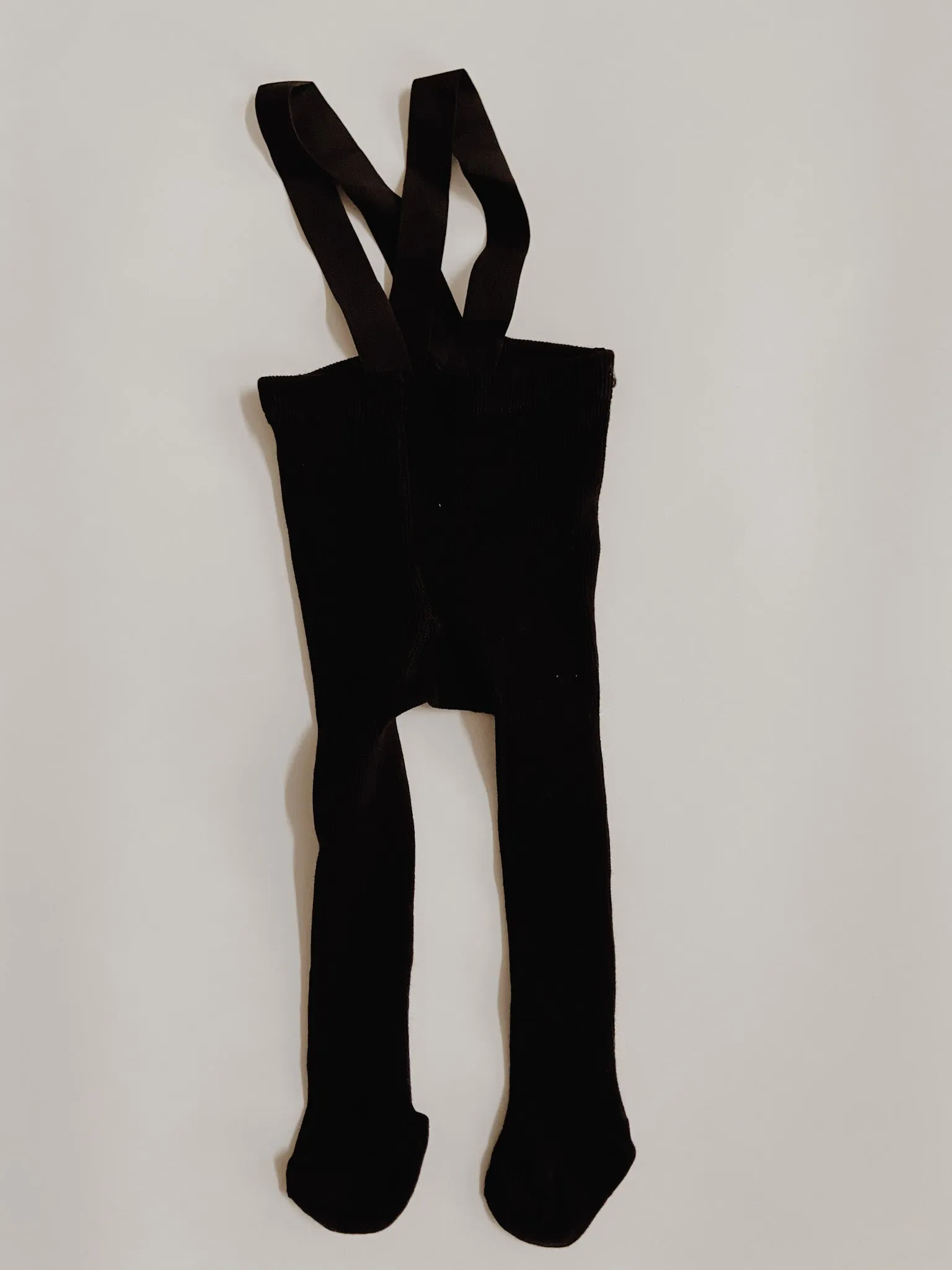 Knit Footie Suspender Tights