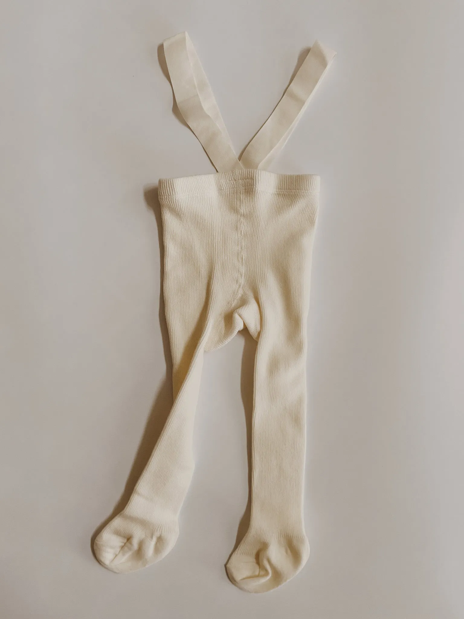 Knit Footie Suspender Tights