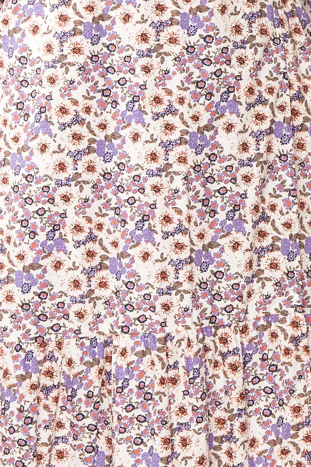 Myane | Floral Wrap Dress w/ Ruffles