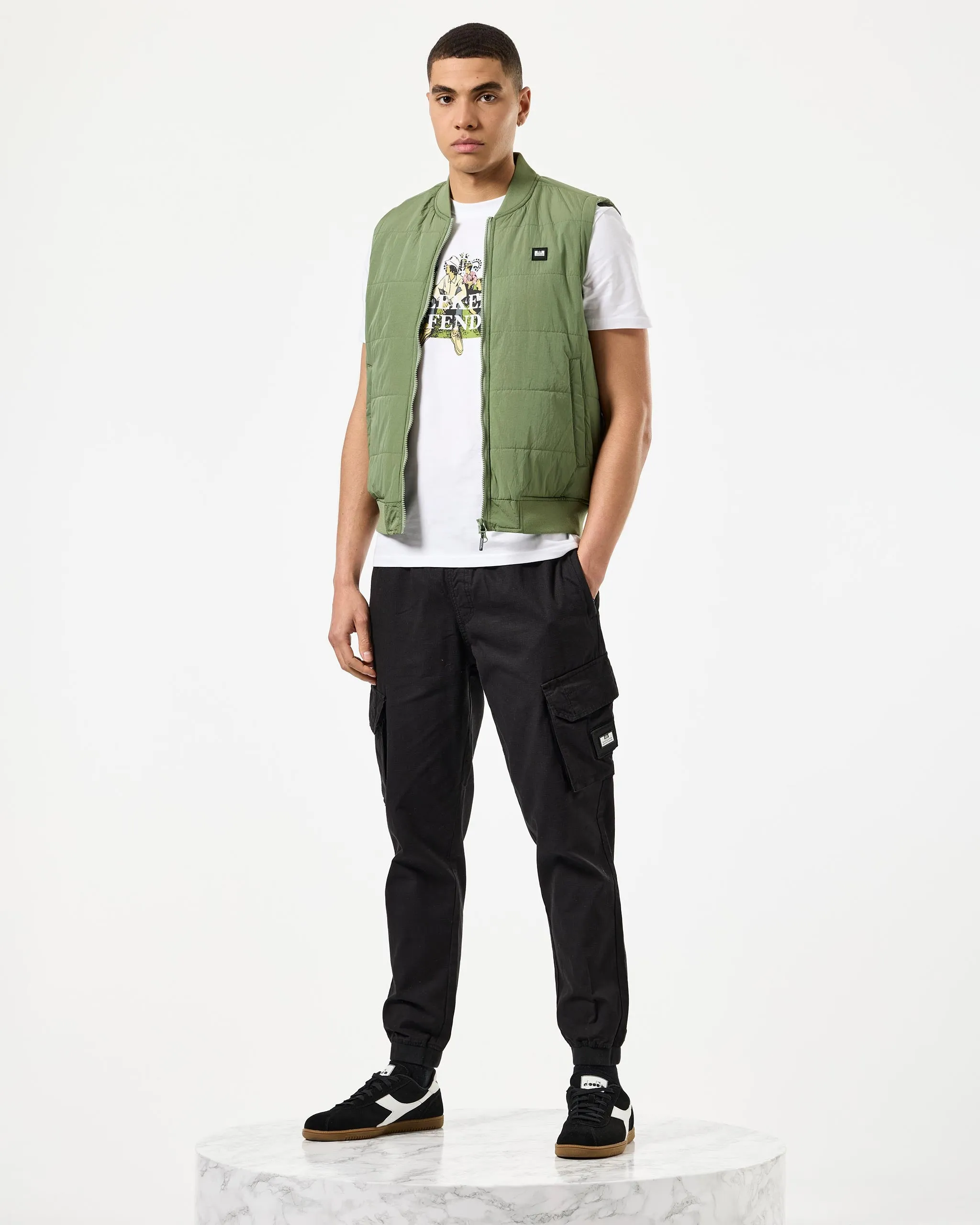 Saharun Gilet Sapling Green